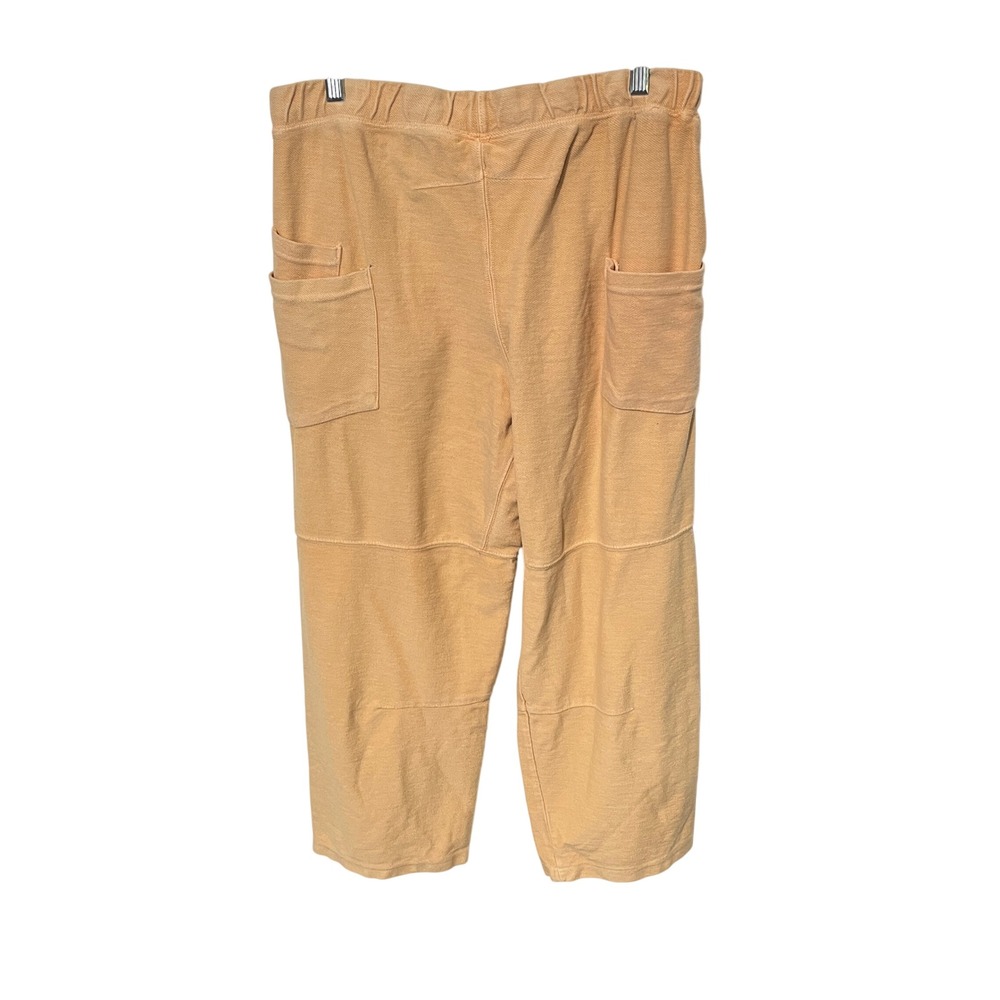 Free People‎ Movement Sweatpants Womens Medium Orange Utility Wide Leg Joggers